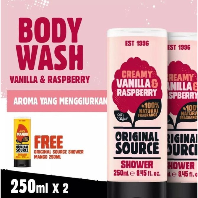 Jual Original Source Body Wash Shower Pack Buy 2 Get 1 Fre Shopee