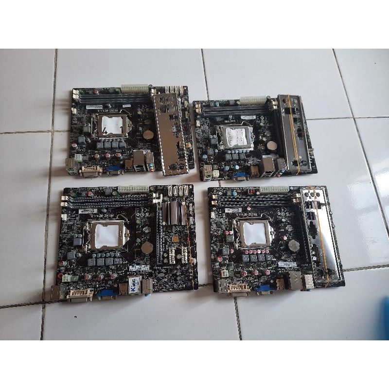 Jual Motherboard 1155 Ecs H61 Support Ivy Bridge dan Sandy Bridge