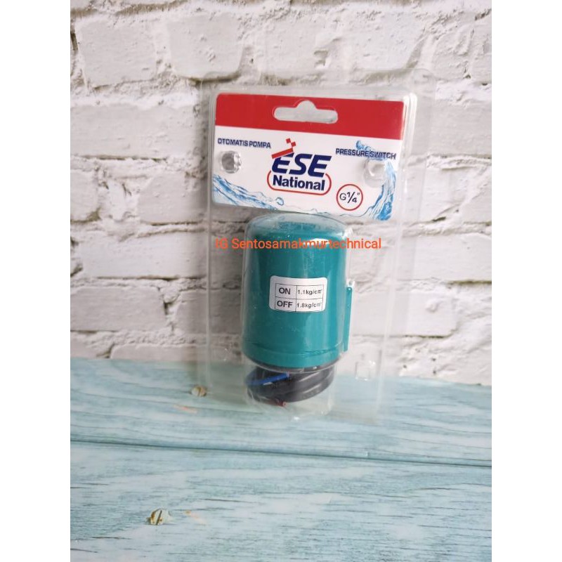 Jual NATIONAL ESE 1/4" Otomatis Automatic Pressure Switch Pompa Air 1/4
