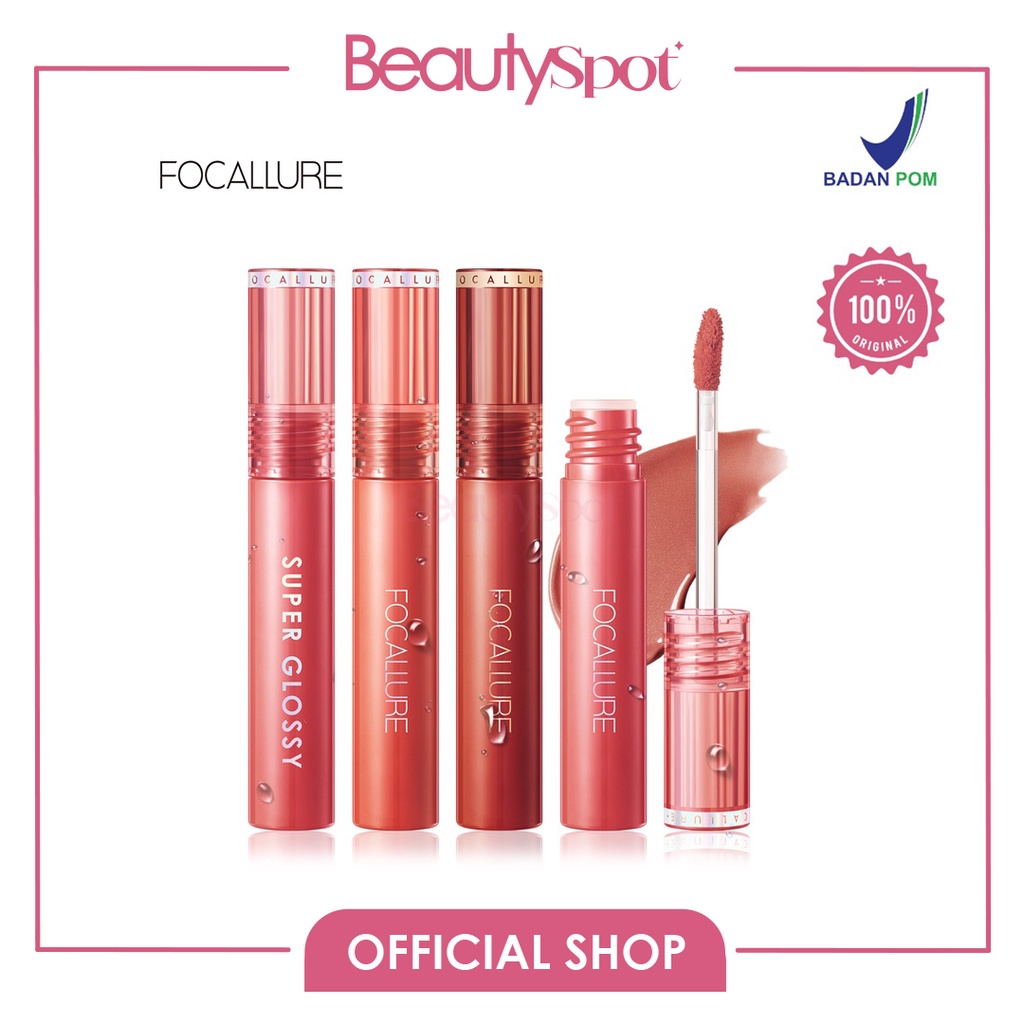 Jual Focallure FA208 Glossy Tint Jelly Clear Dewy Lip Tint Shopee