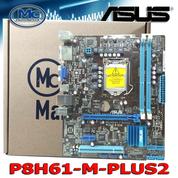 Jual Mainboard MOBO MOTHERBOARD GAMING PC H61 DDR3 socket 1155 ASUS