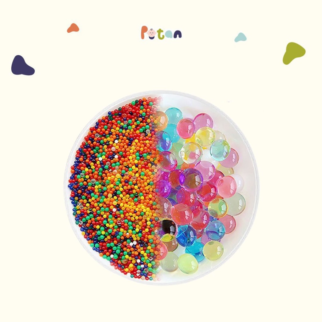 Jual MAINAN EDUKASI ANAK WATER BEADS/MAINAN HYDRO GEL/MAINAN BOLA