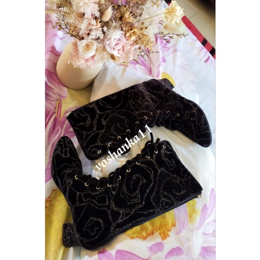 Jual Sepatu fashion show sz 39 hitam Shopee Indonesia(04)