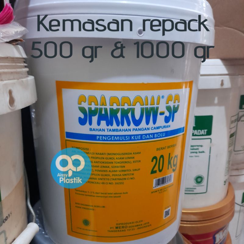 Jual SP Sparrow/cake emulsifier/sp kiloan 500 gr & 1000 gr Shopee