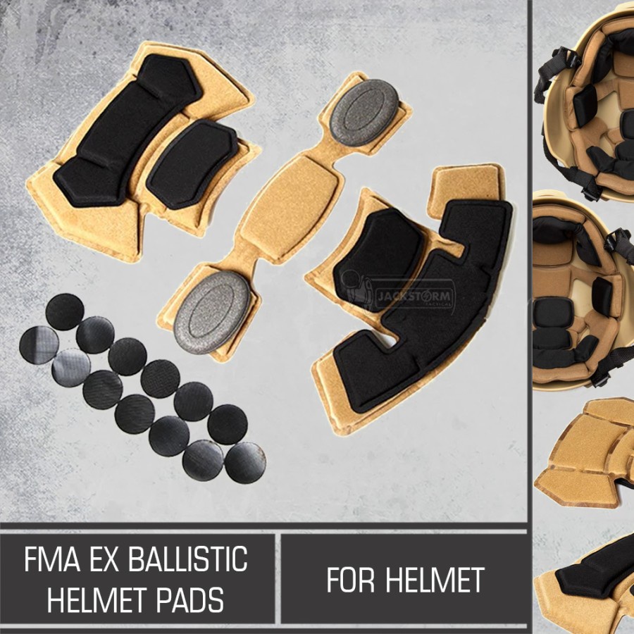 Jual FMA EX Ballistic Helmet Pads Busa Helm Exfill Mich Fast Tactical