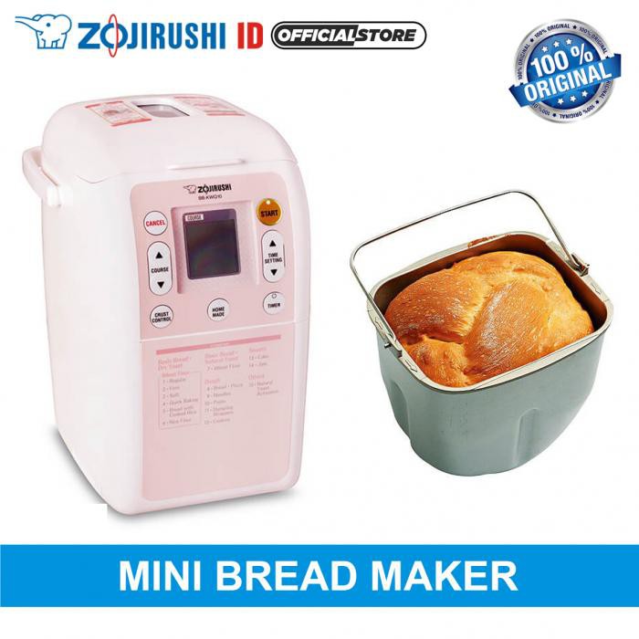Jual Zojirushi BBKWQ10 PL Home Bakery Mini Bread Maker Mesin Pembuat
