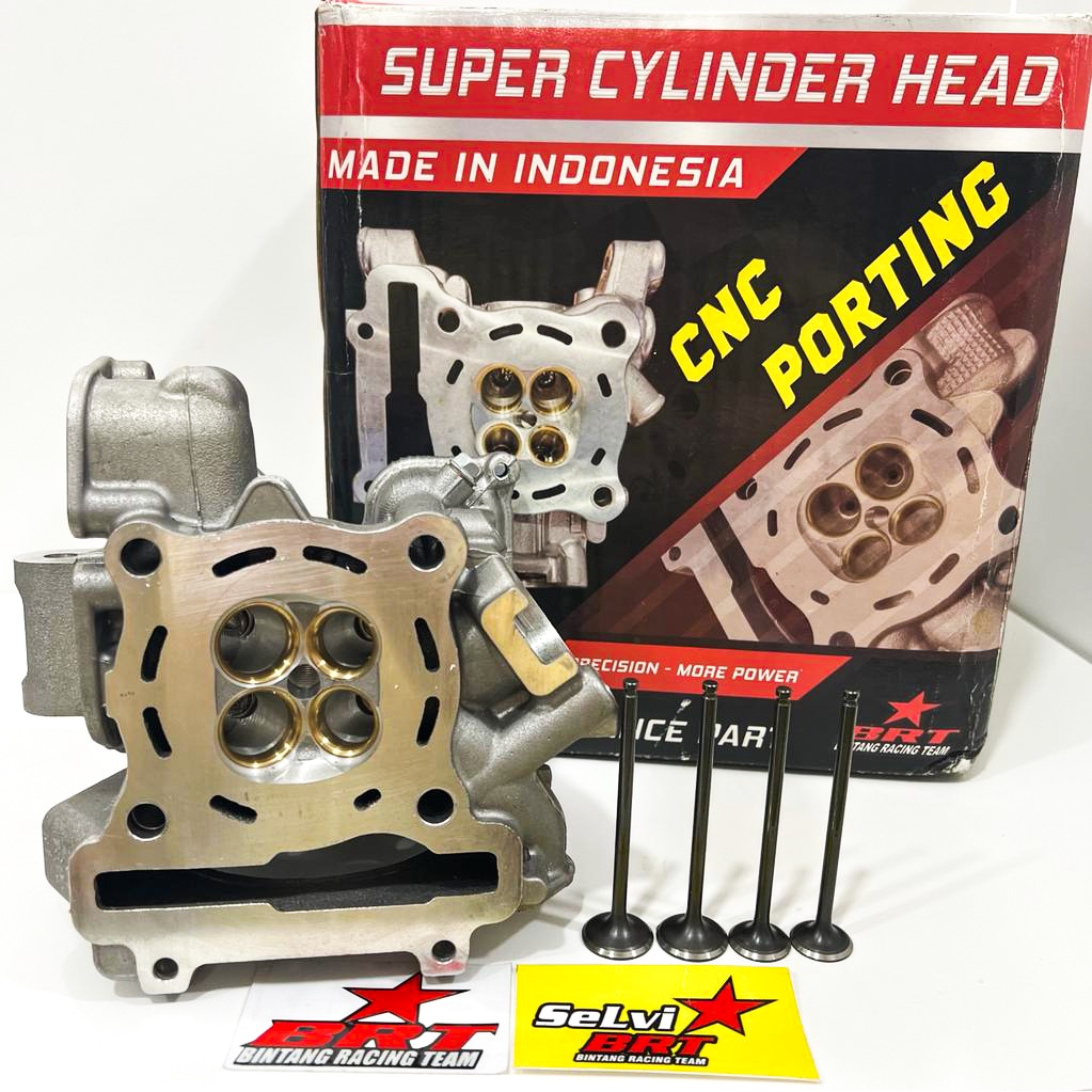 Jual SUPER HEAD BRT 22 19 CAST IRON MX KING R15 XABRE PORTING CNC