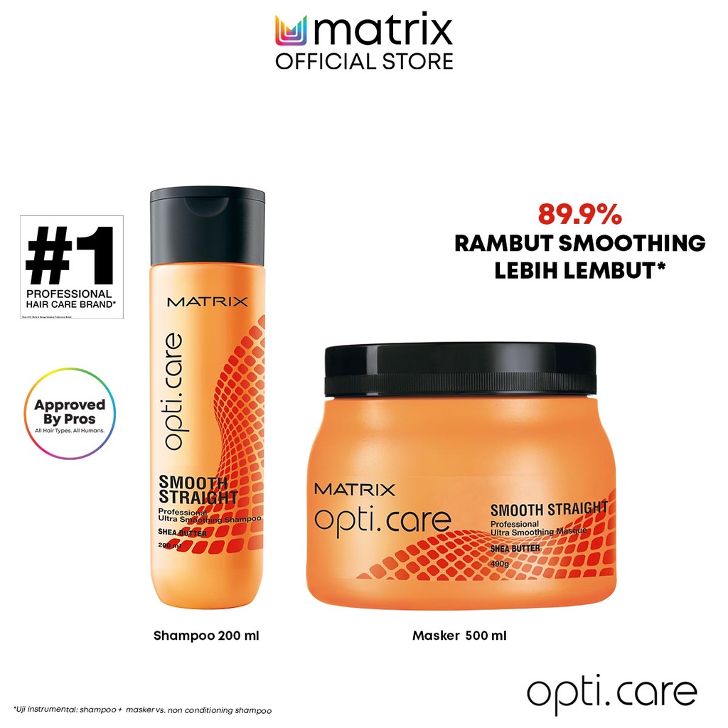 Jual Matrix Straightened Hair Care Value Set Shopee Indonesia