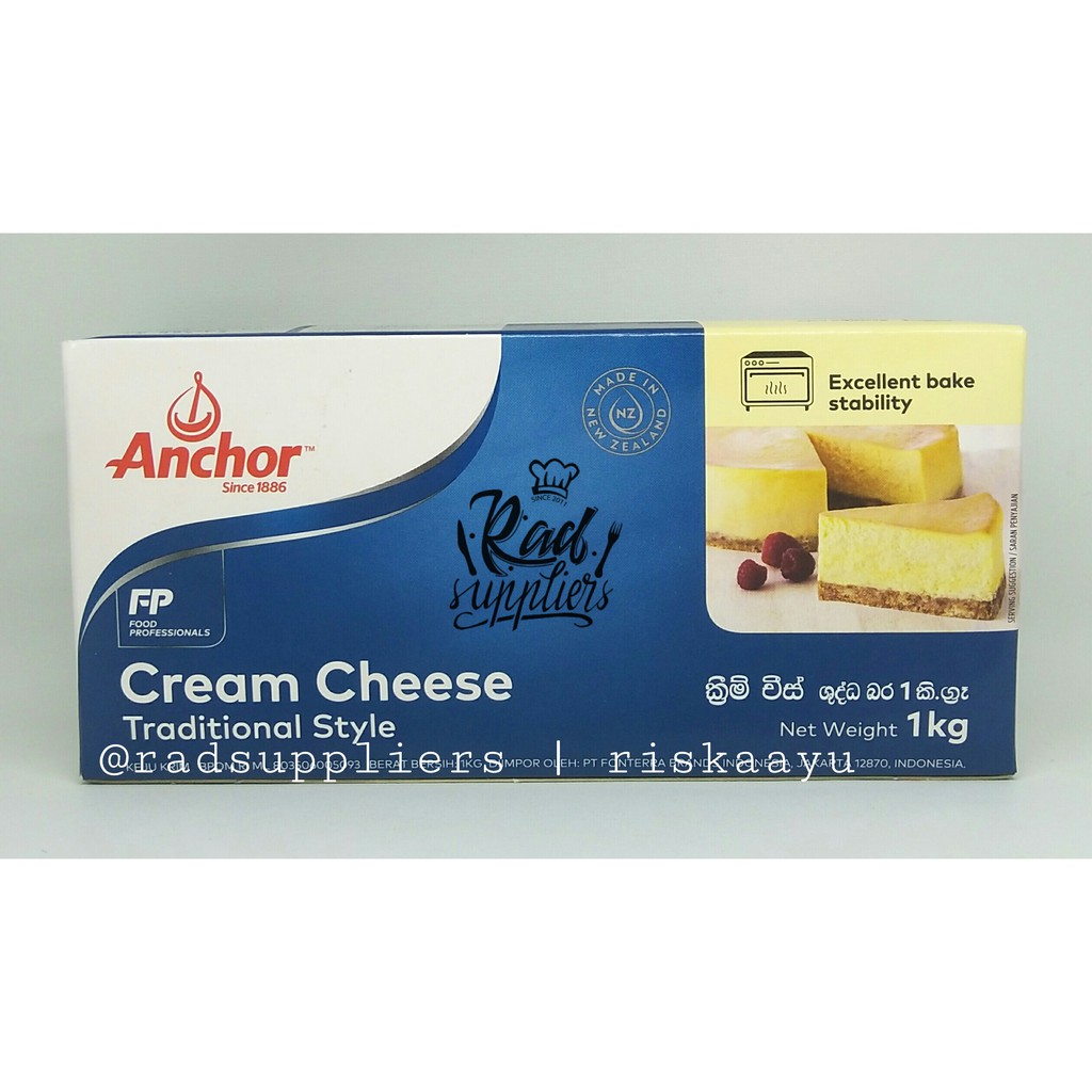 Jual Anchor Cream Cheese 1kg, HARGA TERBAIK, Cream Cheese Spesial Price