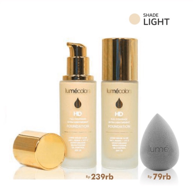 Jual Lumecolors Foundation Lumecolors HD Full Coverage Fondation