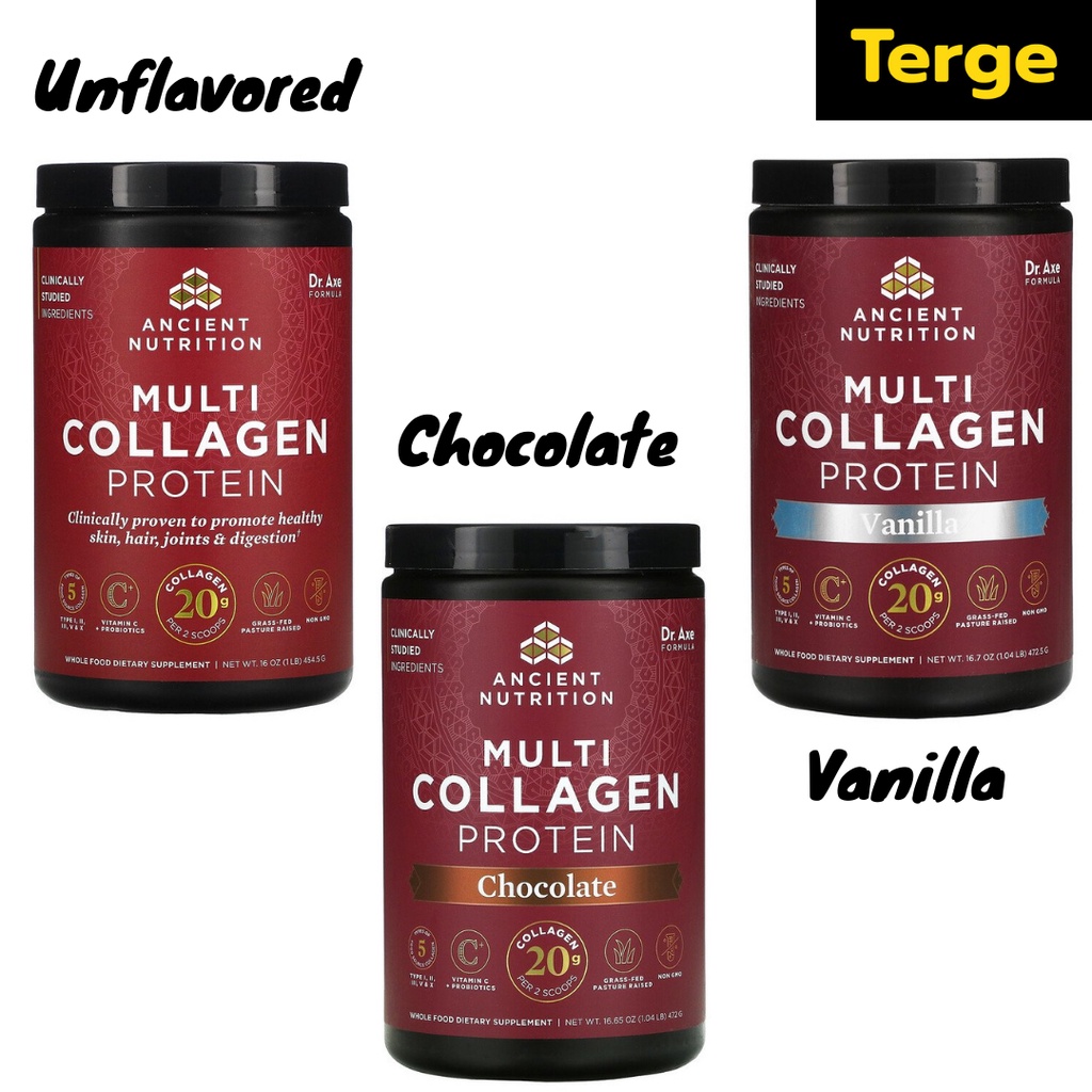 Jual Dr. Axe Ancient Nutrition Multi Collagen Protein 5 Types Vitamin C