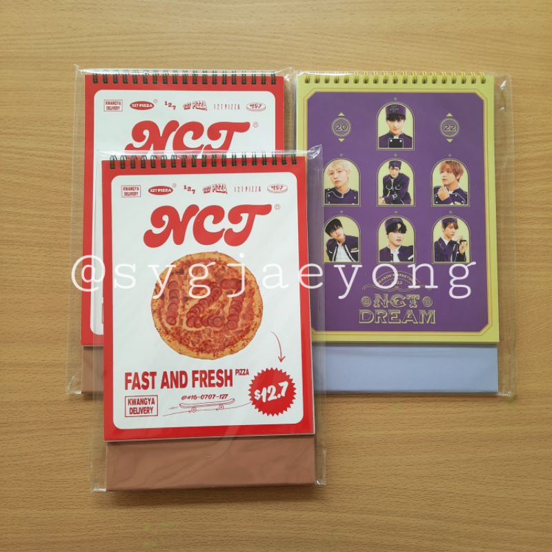 Jual NCT 127, DREAM SEASON GREETING 2022 DESK CALENDAR / KALENDER