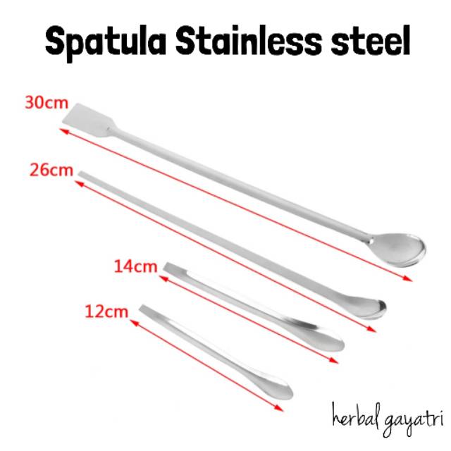 Jual Micro Spatula Spoon Stainless Steel Shopee Indonesia