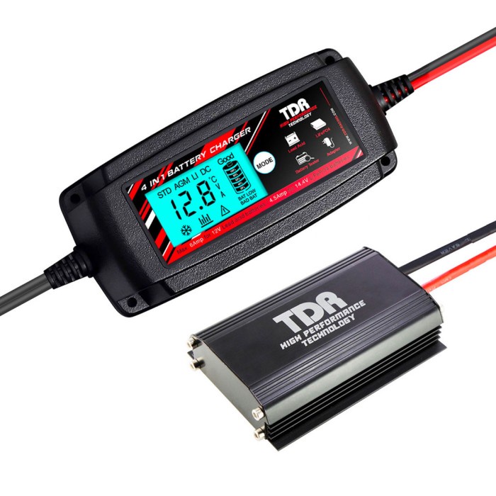Jual TDR Portable Smart Battery Charger + TDR Battery Stabilizer