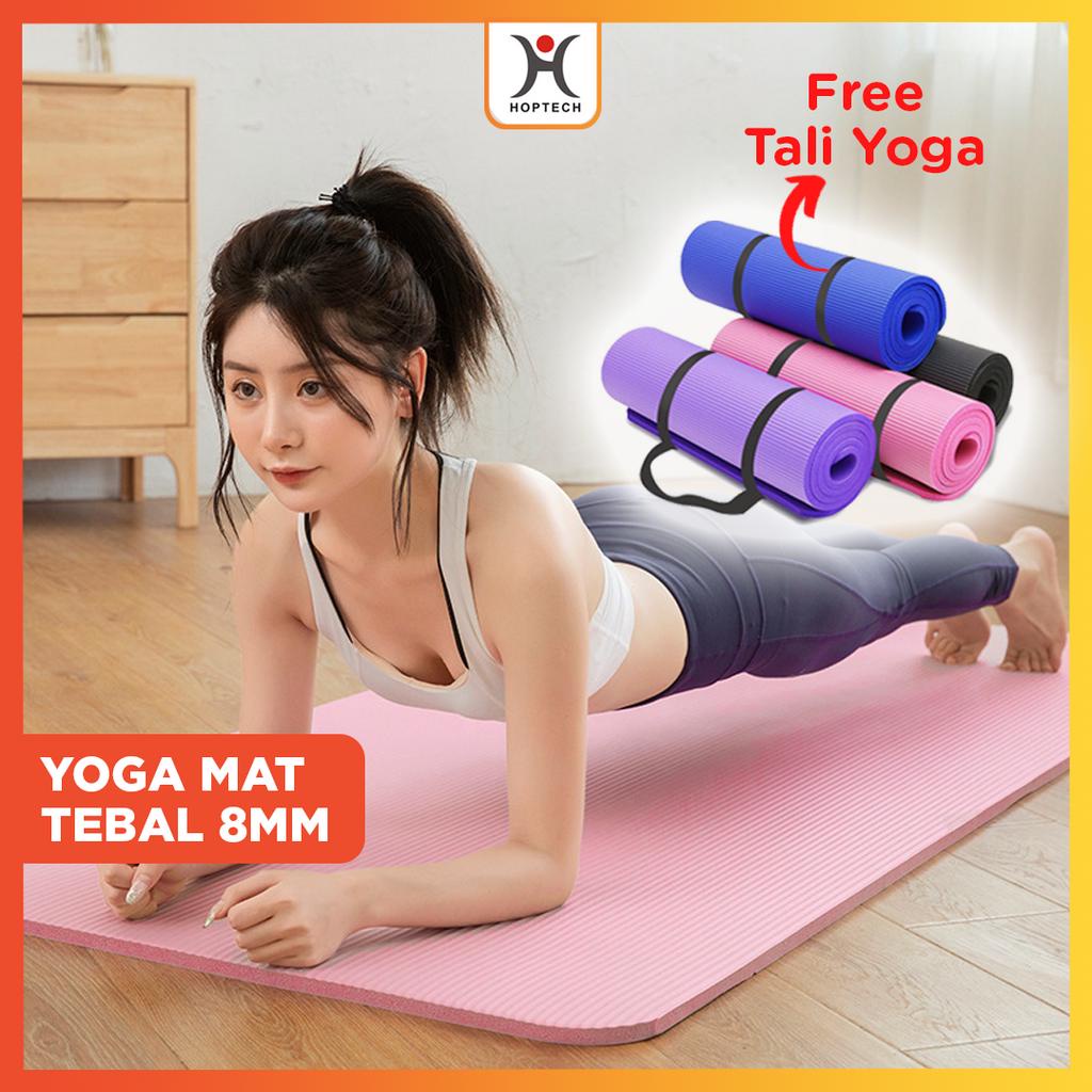Jual Matras Olahraga NBR Yoga Mats Anti Slip Tebal Premium & Pilates