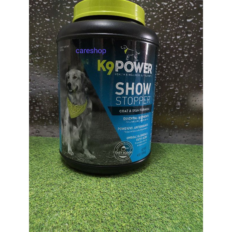 Jual Vitamin Anjing K9 Power Show Stopper Dog Coat & Skin ORI EXP 02.25