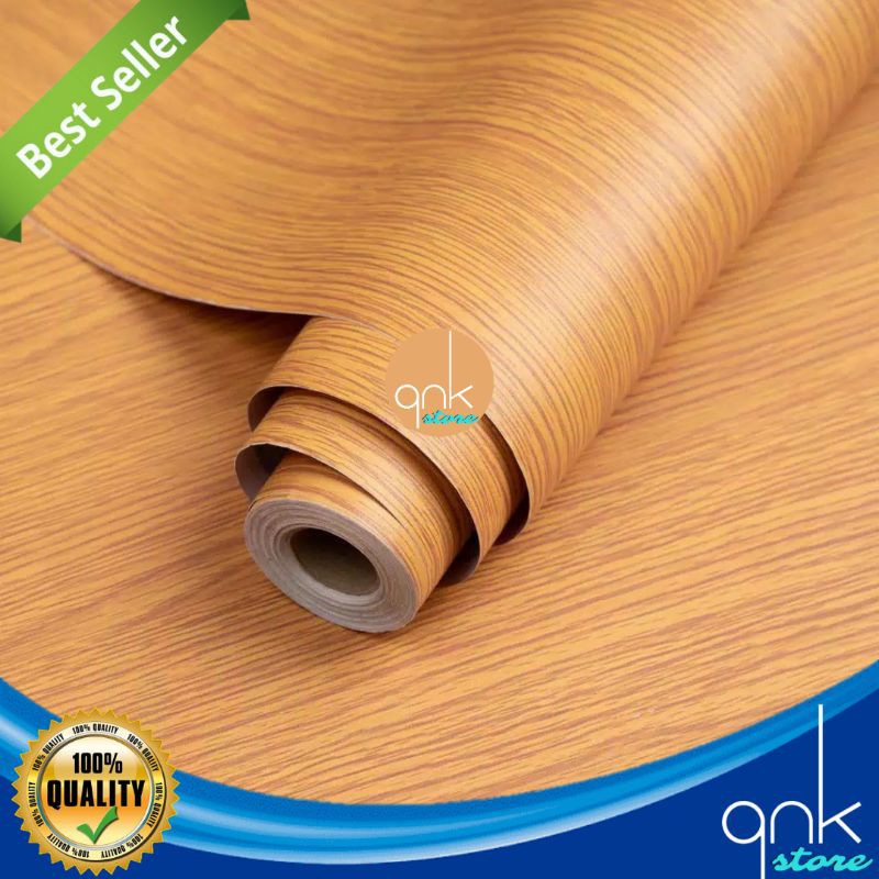 Jual Wallpaper Dingding Motif Kayu 45cm x 5m Serat Kayu Muda Wallpaper