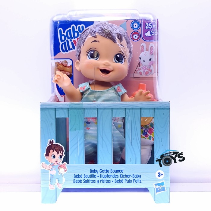 Jual Baby Alive Baby Gotta Bounce Doll Bunny Outfit Brown Hair Shopee