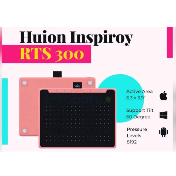 Jual PEN TABLET HUION INSPIROY RTS 300 Shopee Indonesia