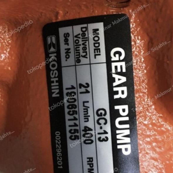 Jual Gear Pump Oriental Koshin Gc13 Jepang/ Gc 13 Koshin /Gearpump 1