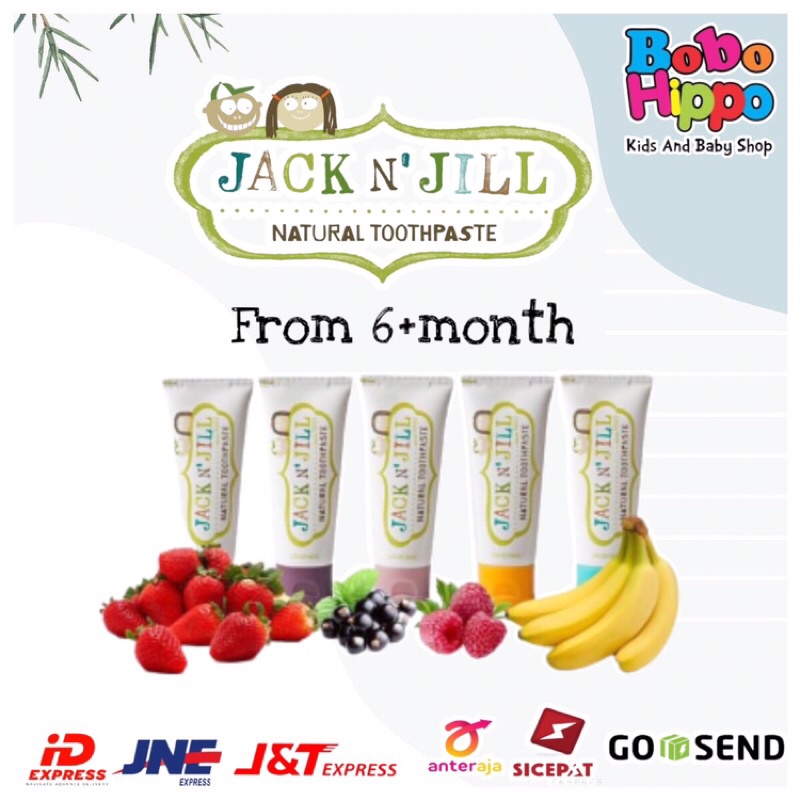 Jual Jack N Jill Natural Organic Kids Toothpaste/Pasta Gigi Anak Bayi