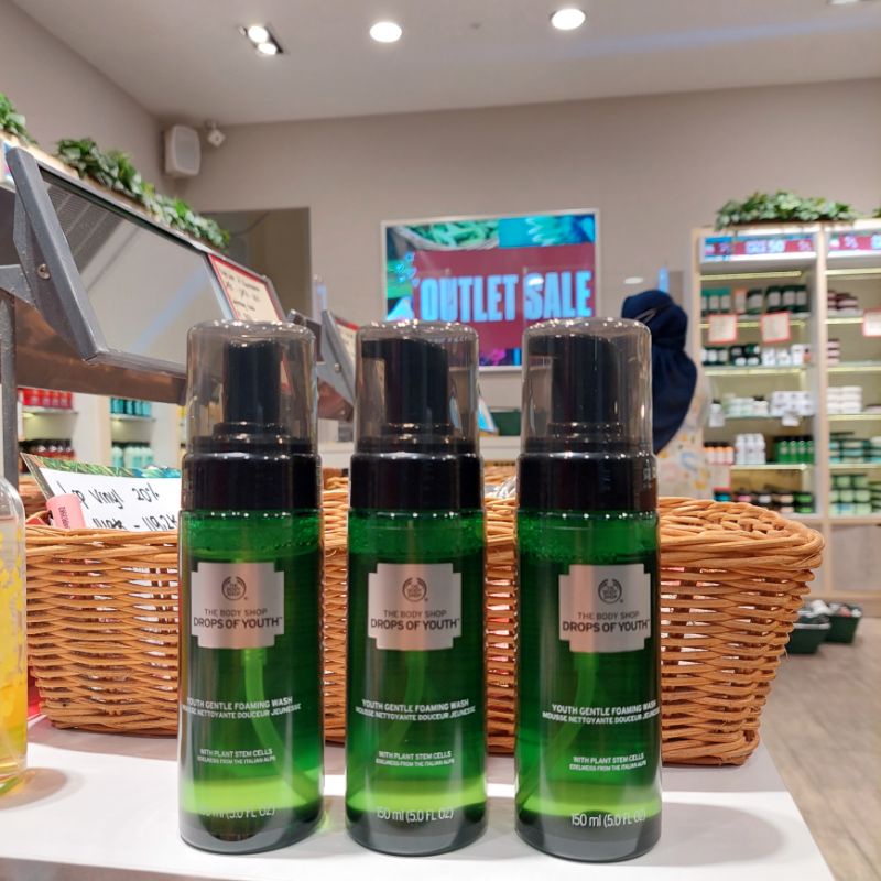 Jual The Body Shop Drops Of Youth Gentle Foaming Face wash Promo Shopee Indonesia