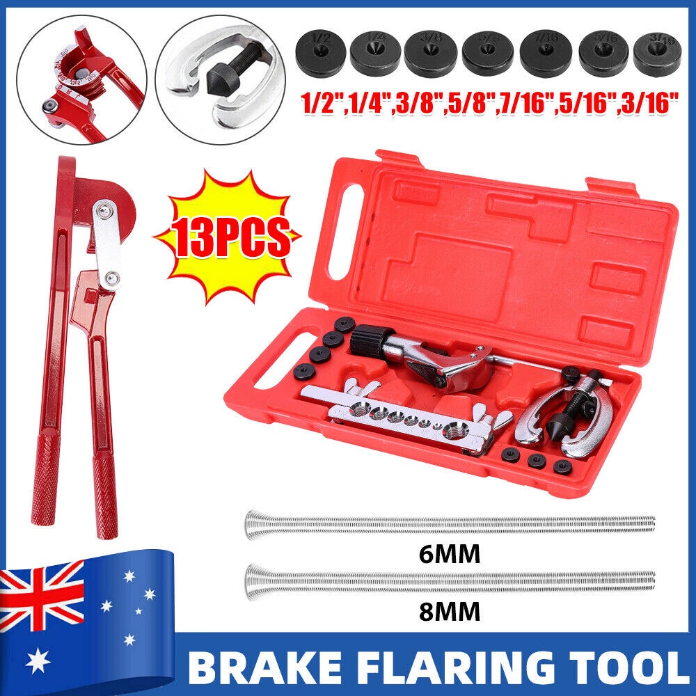 Jual 13 Pcs Flaring Tool Set Brake Air Line Double Flare Tubing Pipe