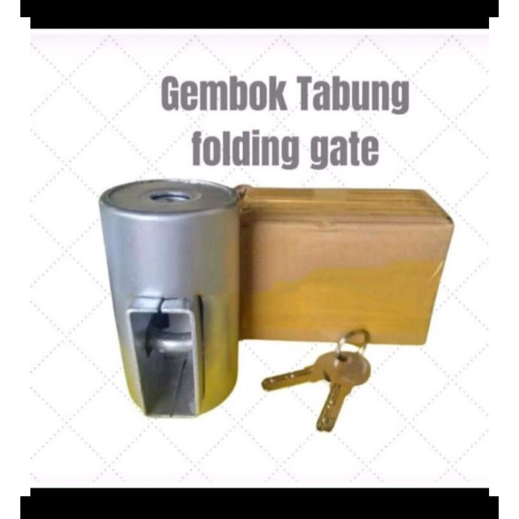 Jual Gembok Tabung Folding Gate / Gembok Ruko / Gembok Anti Maling NEW /Gembok Gerbang / Gembok