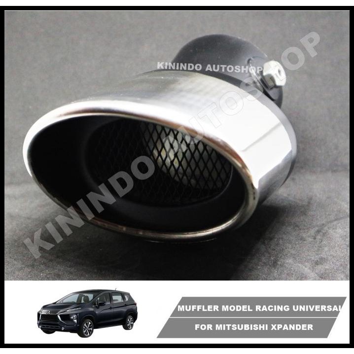 Jual Knalpot Krom Racing / Muffler Cutter Stainless for Mitsubishi