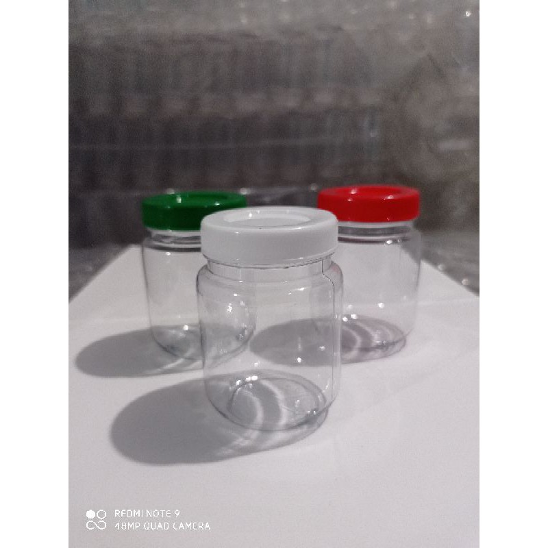 Jual BOTOL PLASTIK/TOPLES SAMBAL/ BOTOL SELAI/JAR 200ML Shopee Indonesia(04)
