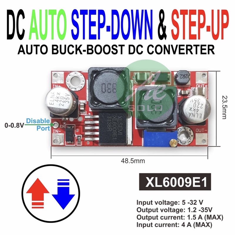 Jual Modul Auto dc step up dan step down XL6009E1 Shopee Indonesia(04)
