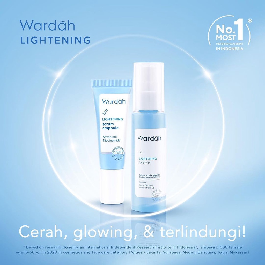 Jual Wardah Lightening Face Mist 60 ml Shopee Indonesia