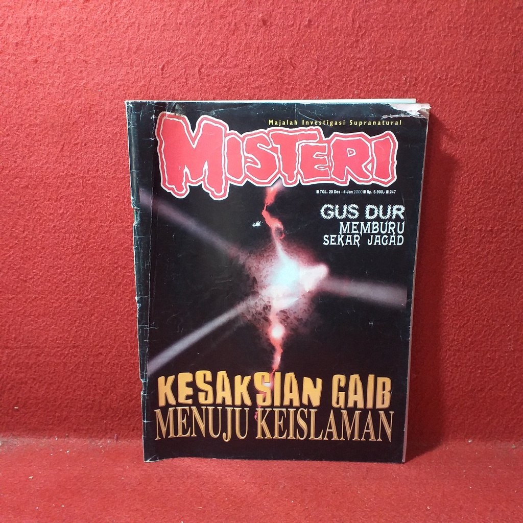 Jual Buku original Majalah misteri no 247 edisi 20 des 4 jan 2000