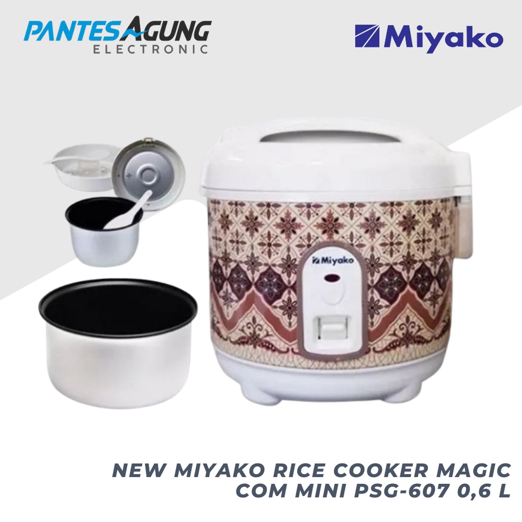 Jual NEW MIYAKO Rice Cooker Magic Com MINI PSG607 0,6 L Penanak Nasi