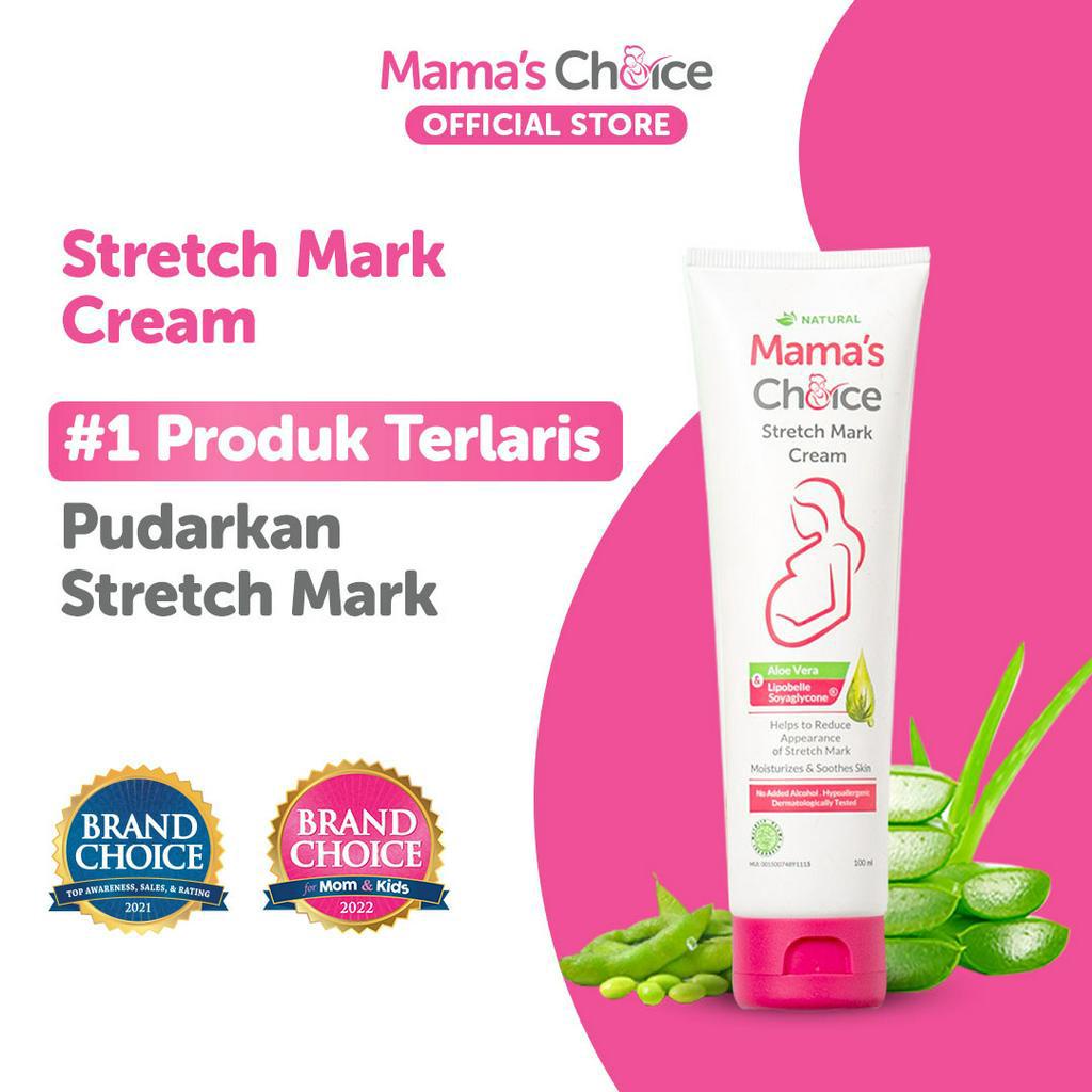 Jual Mama's Choice Stretch Mark Cream (Krim Penghilang Strechmark Aman