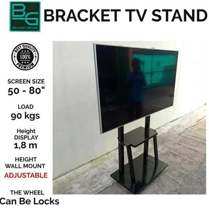 Jual Tv Stand Stand Tv Bracket Standing Tv 49 50 55 60 65 70 75 80