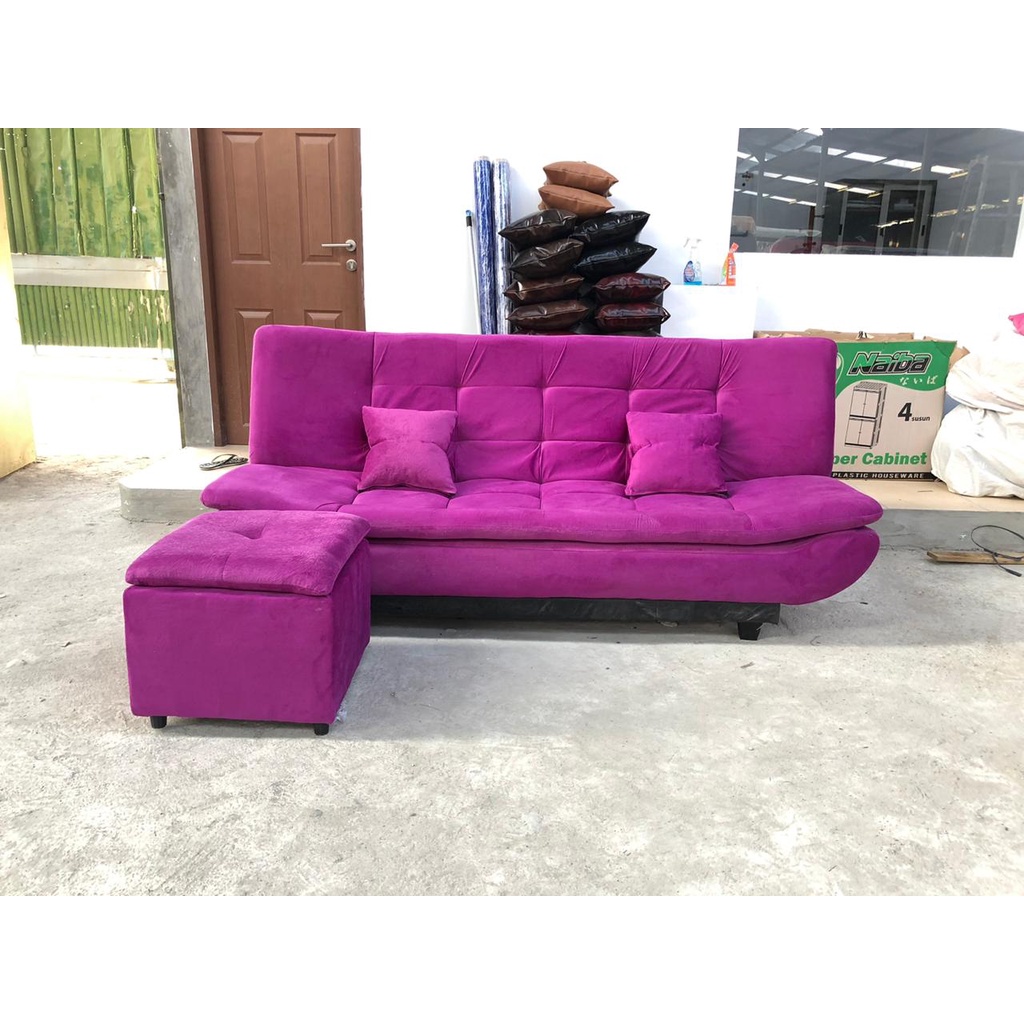 Jual PROMO SOFABED FLUSH TOP / SOFA BED PILLOW TOP BLUDRU SUPER NYAMAN