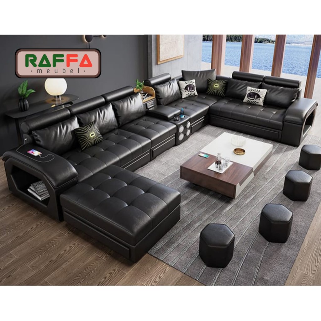 Jual BEST SELLER!!! Sofa Leter U Jumbo Living Room Sofa Minimalis