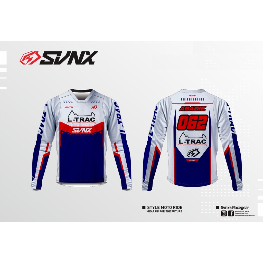 Jual JERSEY TRAIL CUSTOM / JERSEY SVNX / JERSEY MOTOCROSS Shopee