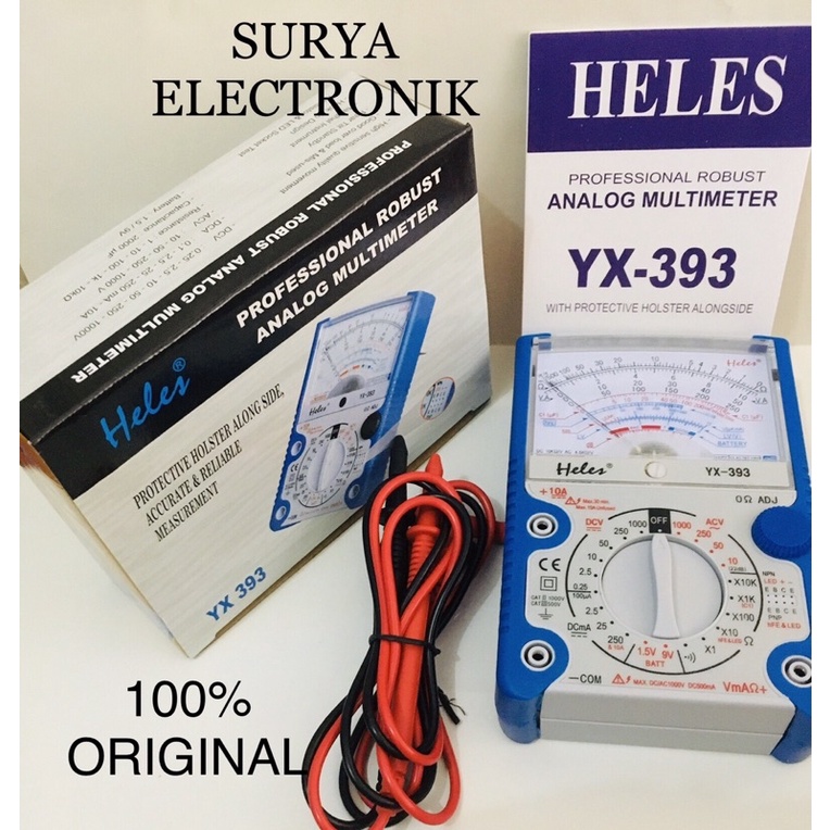 Jual Multitester / Multimeter HELES YX 393 Analog Original Shopee
