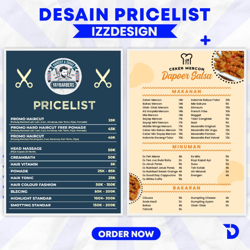 Jual Jasa Desain Daftar Harga Jasa Desain Price List Jasa Pembuatan