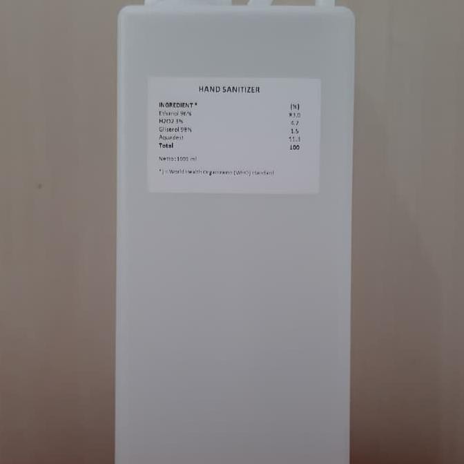 Jual Hand Sanitizer Isi Ulang 1 Liter Komposisi Sesuai Rekomendasi Who