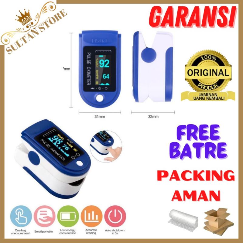 Jual oximeter Pulse fingertip LK87 LK88 alat ukur kadar oksigen
