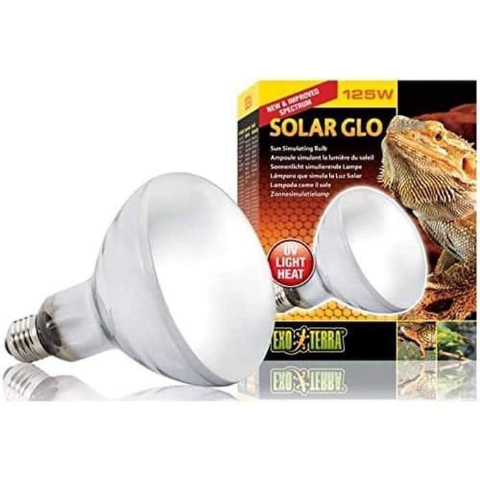 Jual Exo Terra Solar Glo Mercury Vapour Lamp 125 Watt Exoterra Shopee
