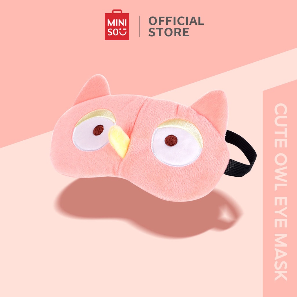 Jual MINISO Penutup Mata Eye Cover Eye Mask Untuk Tidur Masker Sleeping