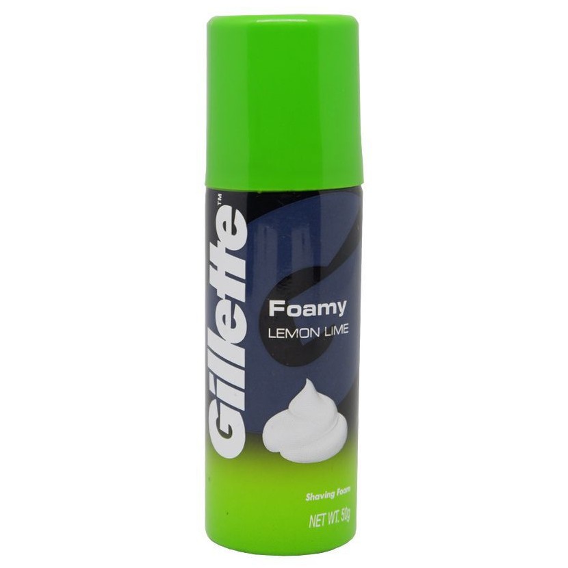 Jual Gillette Foamy Shaving Cream Lemon Lime 50G Shopee Indonesia