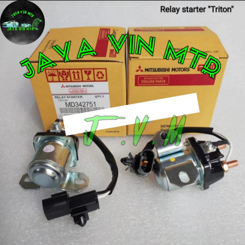 Jual relay starter Mitsubishi Triton Pajero MD342751 original Shopee Indonesia