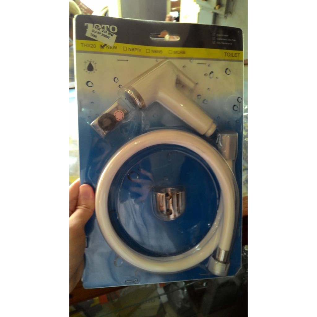 Jual KRAN KERAN JET SHOWER MONOBLOCK KLOSET DUDUK TOTO THX 20 NB Bagus