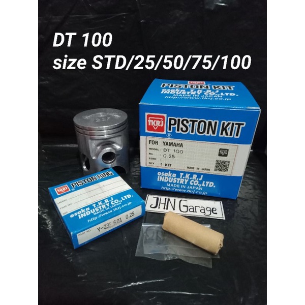 Jual Piston Seher Dt100 Dt 100 os std 25 50 75 100 tkrj Japan Shopee