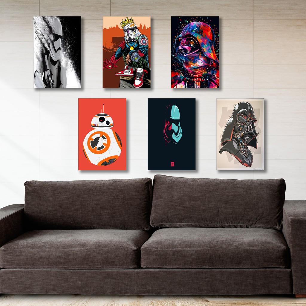 Jual Woodie Poster Dinding StarWars Edition Wall Decor Dekorasi Kamar